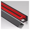 LumaGrove Wall Protector, Aluminum Alloy Corner Guard, 90 Degree Angle Trim Wall Corner Guard Edge Protector(Black,1x150cm/0.4x59in) view 1