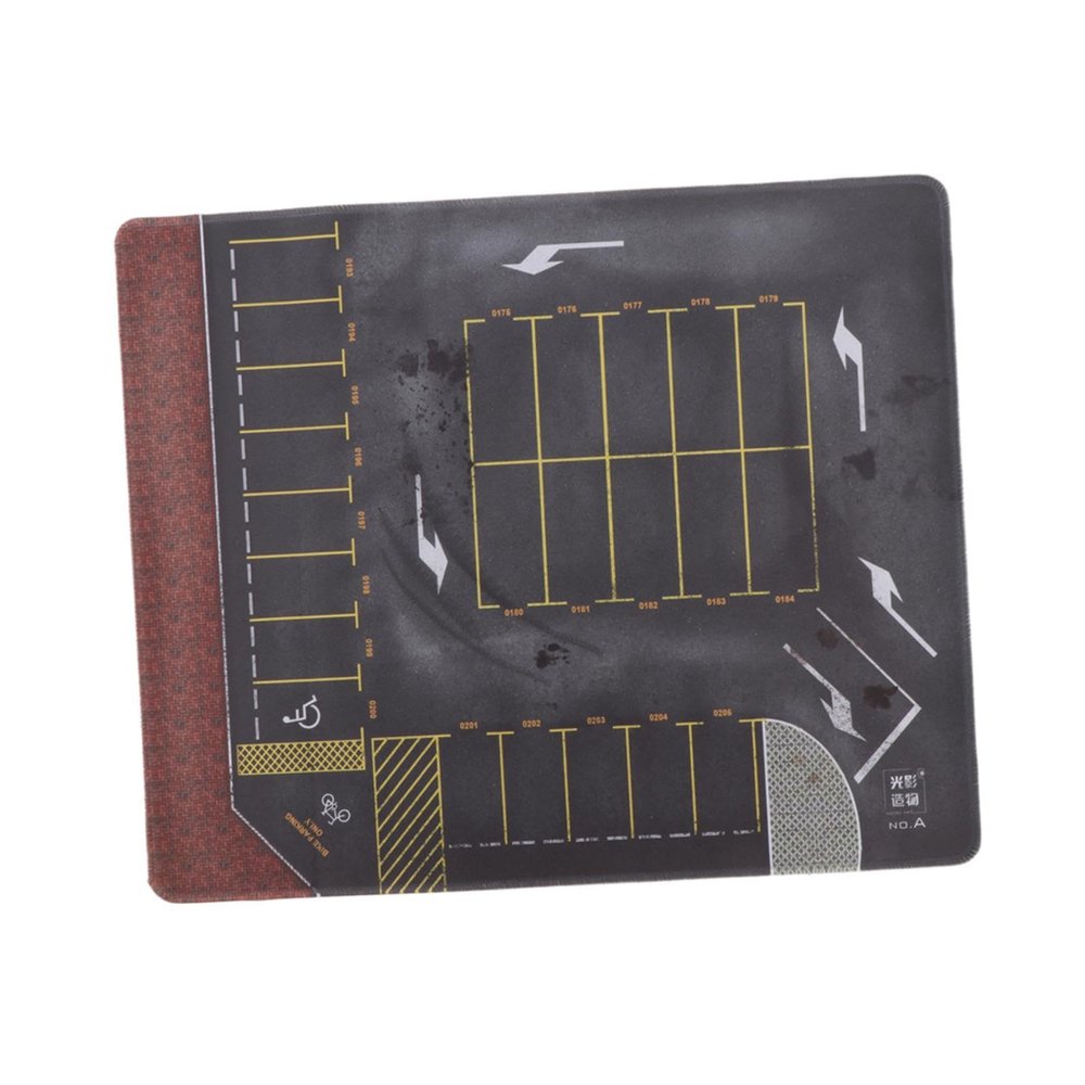 Milageto /64 Model Car Scene Underground Garage Parking Display Simulation Toy Mat Rubber and Cloth Suitable for Table