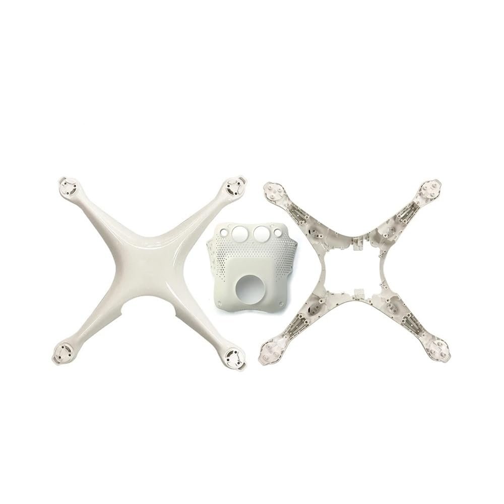 Compatible with Phantom 4 Body Frame Upper/Middle/Bottom Shell Replacement for Phantom 4 Drone Repair Parts(Middle Shell)