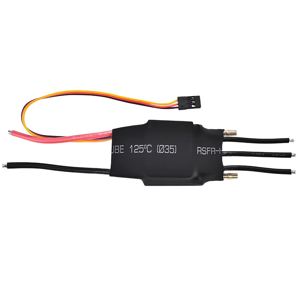 60A Brushless Water Cooled ESC for RC Boats with 5V/3A UBEC, Strong Current Endurance, Fast Motor Response, Heat Dissipation, Plug n Play Design