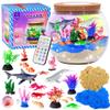 Gifmore Ocean Terrarium Kit for Kids with LED Night Light & Remote Control, Ocean Toys & Arts and Crafts Kit for Girls & Boys Ages 4-12, Creative Birthday Christmas Gifts for Children view 1