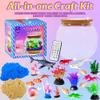 Gifmore Ocean Terrarium Kit for Kids with LED Night Light & Remote Control, Ocean Toys & Arts and Crafts Kit for Girls & Boys Ages 4-12, Creative Birthday Christmas Gifts for Children view 2
