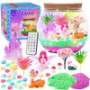 Gifmore Fairy Terrarium Kit for Kids with LED Night Light & Remote Control, Fairy Toys & Arts and Crafts Kit for Girls Ages 4-12, Creative Birthday Christmas Gifts for Children view 1