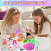 Gifmore Fairy Terrarium Kit for Kids with LED Night Light & Remote Control, Fairy Toys & Arts and Crafts Kit for Girls Ages 4-12, Creative Birthday Christmas Gifts for Children view 3