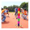 GMSDHCY Team Building Team Building Tower Games for Work, Outdoor Group Activity Teamwork Games for School Classroom Enterprise Training(Red,10PCS) view 1