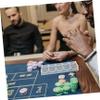 Hohopeti 5-Grid Poker Chip Holder Tray Reusable Acrylic Storage Box for Home and Professional Use Convenient Chip Organizer for Poker Games and Storage Accessories view 3