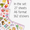 100PCS Cute Stickers Waterproof, Vinyl  Kawaii Water Bottle Sticker Pack - Cute Decals, Party Favors Decorations view 2