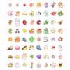 100PCS Cute Stickers Waterproof, Vinyl  Kawaii Water Bottle Sticker Pack - Cute Decals, Party Favors Decorations view 4