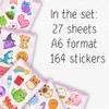 100PCS Cute Vinyl Stickers Waterproof  Kawaii Water Bottle Sticker Pack - Cute Decals, Party Favors view 2