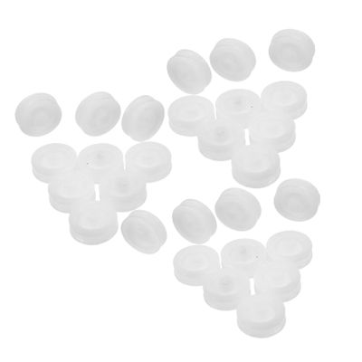 BESTOYARD 50pcs Plastic Pulley Wheel for Rope Replacement Plastic Gear for Robot Motor Educational Projects