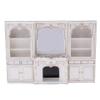1:12 dollhouse miniatures Boutique European fireplace cabinet display cabinet view 2