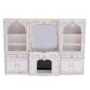 1:12 dollhouse miniatures Boutique European fireplace cabinet display cabinet view 3