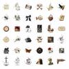 100Pcs Dark Academia Stickers for Water Bottle, Laptops - Dark Academia Gifts, Party Supplies & Decoration - Gothic, Witchy Stickers - Gift for Women & Men view 3