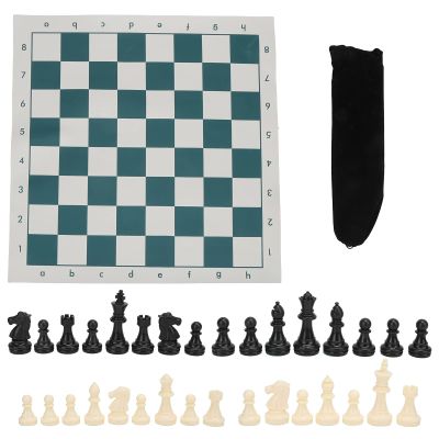 Chess Set, Portable Chess Game International Standard Game Set International Foldable Board Kit for Adults Indoor Outdoor