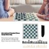 Chess Set, Portable Chess Game International Standard Game Set International Foldable Board Kit for Adults Indoor Outdoor view 3