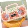 PERSELOSO 1PC Early Education Story Machine with Light and Recorder for Jokes Songs Stories Development White view 3