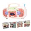 PERSELOSO 1PC Early Education Story Machine with Light and Recorder for Jokes Songs Stories Development White view 4