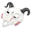 Abaodam Halloween Goat Skull Mask Lifelike Decorative Prop for Cosplay Costume Parties Easy to Wear Breathable Design for Masquerade Music Festivals view 1