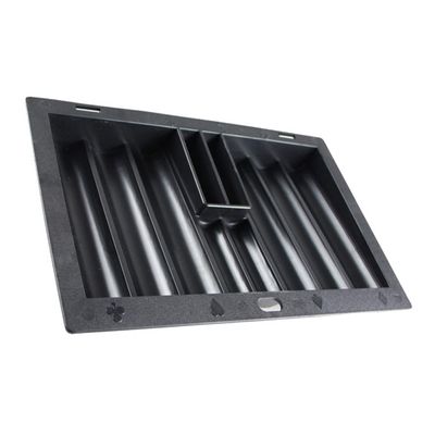 BESPORTBLE Poker Chip Tray Lid Plastic Poker Chip Holder for Table Storage Organizer for Games and Parties
