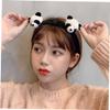 TOVINANNA 4Pcs Cute Panda Hair Accessories Includes Headband Hair Clips and Hair Rope for Parties Cosplay Birthdays and Festivals Durable and Lightweight Design view 2