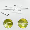 10PCS RC Airplane Nylon Control Horn with Clevis and Adjustable Pushrod Connector Linkage Stopper Z Style Steel Pushrod for RC Airplane Helicopter Boat DIY Model Aircraft Part (1.2x200mm Pushrod) view 2