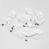 10PCS RC Airplane Nylon Control Horn with Clevis and Adjustable Pushrod Connector Linkage Stopper Z Style Steel Pushrod for RC Airplane Helicopter Boat DIY Model Aircraft Part (1.2x200mm Pushrod) view 3
