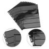ABOOFAN 10pcs Stamp Album Pages Pet Material for Collection Card Savers Trading Graded Storage Scanned Stamp Holder view 4