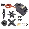 BRART 2/4pcs MG945 Micro Analog Metal Gear Airplane Fixed Wing Servo Motor High Speed Torque 180 for RC Car Arduino Robot Helicopter(Half Metal -180,4PCS) view 1