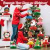 12 Pcs Christmas Party Decorations, Christmas Happy Birthday Decorations, Santa Claus Christmas Tree Table Honeycomb Centerpieces Decor Table for Party Supplies for Women Men Baby Shower Boys Girls view 3