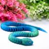 3D Printed snake Model,Flexible Realistic Articulated Animal Fidget Toys,Mystery Figurines Gifts for Easter,Executive Desk Funny Dcor and Festival Collectible,Easter Basket Stuffers (GB-qingshe) view 4