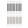 10/30/50pcs RC Exhaust Pipe Springs Total Length 98mm Fit for 1/8 81012 Nitro Engine RC Model Car HSP(30pcs Silver) view 2