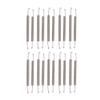 10/30/50pcs RC Exhaust Pipe Springs Total Length 98mm Fit for 1/8 81012 Nitro Engine RC Model Car HSP(30pcs Silver) view 4