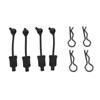 A17I 4Pcs Rubber Body Clip Retainer Shell Fixed Buckle Lock AR390178 for 1/7 1/8 ARRMA Mojave Limitless Kraton RC Car view 2