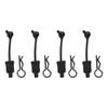 A17I 4Pcs Rubber Body Clip Retainer Shell Fixed Buckle Lock AR390178 for 1/7 1/8 ARRMA Mojave Limitless Kraton RC Car view 3