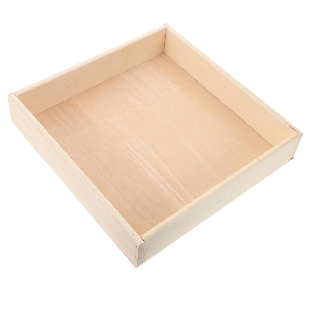 BIUDECO Portable Sand Tray for Durable Wooden Sandbox with Convenient Storage Engaging Playtime Accessory for Outdoor Fun and Sand Play Activities