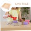 BIUDECO Portable Sand Tray for Durable Wooden Sandbox with Convenient Storage Engaging Playtime Accessory for Outdoor Fun and Sand Play Activities view 3