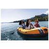 INTEX 66313EP Challenger 3 Inflatable Boat Set: Includes Deluxe 54in Aluminum Oars and High-Output Pump  Triple Air Chambers  Welded Oar Locks  3-Person  660lb Weight Capacity view 2