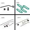 02174 02056 Metal Brake Lever Throttle Pull Pod Sets 02031 Engine Gasket 02059 Exhaust Pipe Holder for 1/10 HSP RC Model Car(02174) view 2