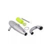1Set Exhaust Pipe SH 21 28 Level BQ003 Engine Exhaust Tube for 1/8 RC Cars Spare Parts HSP Model Car view 2