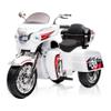 12V Electric Motorcycle for Kids Ages 3-8, 2 Seats Ride-On Motorbike with 3 Wheels, Bluetooth, USB, LED Light & Storage Box | Safe & Durable Kids Toy Vehicle (White) view 1