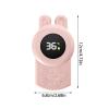 2025 Baby Bath Thermometer - Floating Bath Tub Water Temperature Thermometer with Safety Sensor Fast-Reading BPA-Free - Perfect for Infants Girls Boys Toddlers Newborns (Pink Bunny) view 2