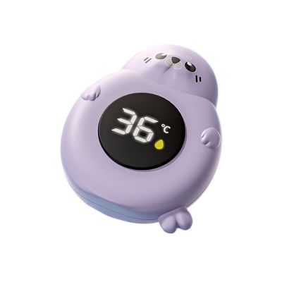 2025 Baby Bath Thermometer - Floating Bath Tub Water Temperature Thermometer with Safety Sensor Fast-Reading BPA-Free - Perfect for Infants Girls Boys Toddlers Newborns (Purple Seal)