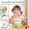 10 Pieces Stainless Steel Toddler Utensils Set - Food Grade Kids Silverware Set Children Safe Small Forks and Spoons Mirror Polished Sturdy and Durable Dishwasher Safe view 3