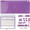 Full Set Housing Shell Case with Button Kit Plastic Screen Cover Screw Rubber Feet Cover for DS Lite NDSL Console (Purple) view 2