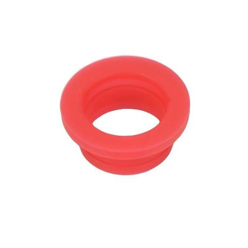 Exhaust Pipe Tubing Joint Adapter Silicone Gasket Muffler Joiner Spring 98mm 100mm 16mm for HSP 1/8 Or 1/10 RC Nitro Engine Car(White)