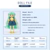 1/6 bjd Doll,Painted,30cm, with Interchangeable Eyes, Girl Doll, for a Girl (Brown) view 4