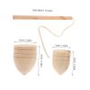 TOBBOMEY 1Set Wooden Spinning Tops Vintage Gyroscope for Adults Unique Whipping String Action Artisan Quality Eye Catching Design Outdoor Games view 2