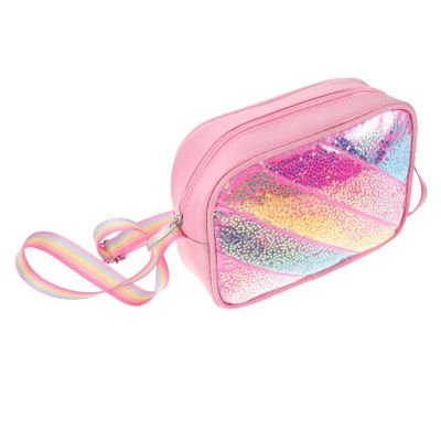 Tiny Small Purse: Sequin Crossbody Shoulder Bag Glitter Handbag Tote For Toddler Teen Girls 2-8 Year Old Kids Baby Birthday Mermaid Princess Party Favor