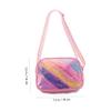 Tiny Small Purse: Sequin Crossbody Shoulder Bag Glitter Handbag Tote For Toddler Teen Girls 2-8 Year Old Kids Baby Birthday Mermaid Princess Party Favor view 4