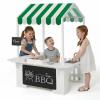 EDUBEBO Kids Outdoor Playhouse, Mud Kitchen, BBQ Toys,Outdoor playsets, Ideal Role Play Toy Gift for Toddlers and Kids Ages 3-8 (White) view 1